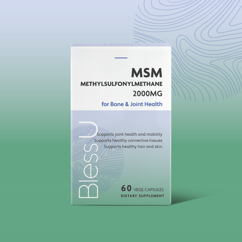블레스유 MSM(식이유황) 2000mg 60캡슐